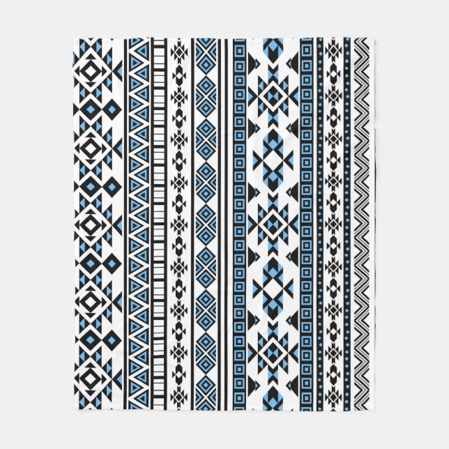 Etnisk triangel Geometric Navajo Mönster Fleecefilt (Framsidan)
