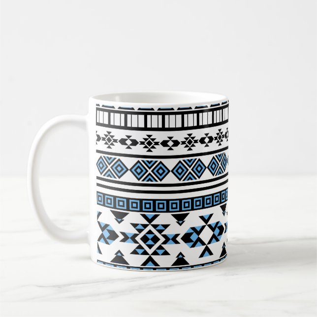 Etnisk triangel Geometric Navajo Mönster Kaffemugg (Vänster)
