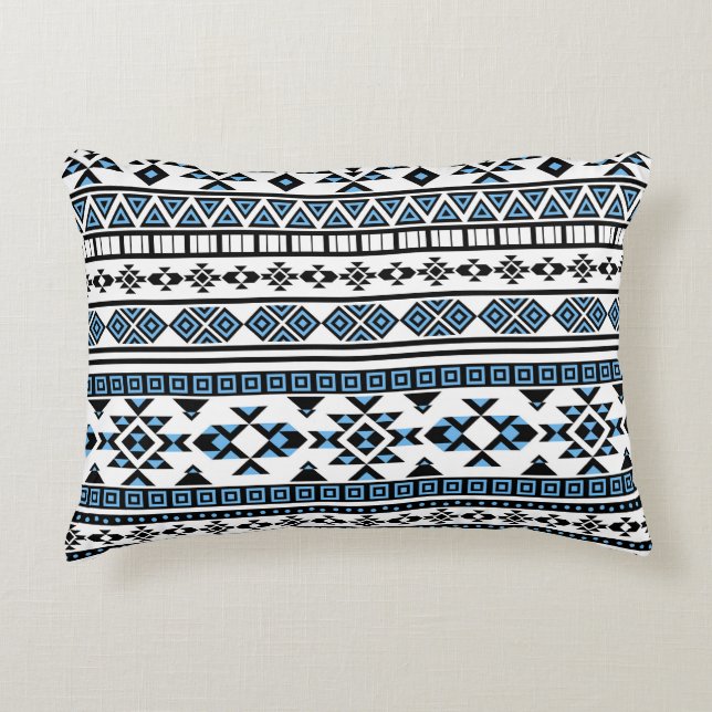 Etnisk triangel Geometric Navajo Mönster Prydnadskudde (Framsidan)