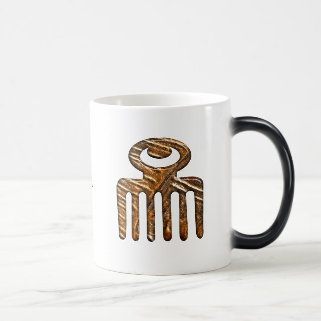 Etniska Adinkra-symboler Duafe Magisk Mugg (Höger)