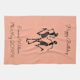 Etniska, afrikanska konst, karnival Dance Kökshandduk