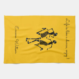 Etniska, afrikanska konst, karnival Dance Kökshandduk