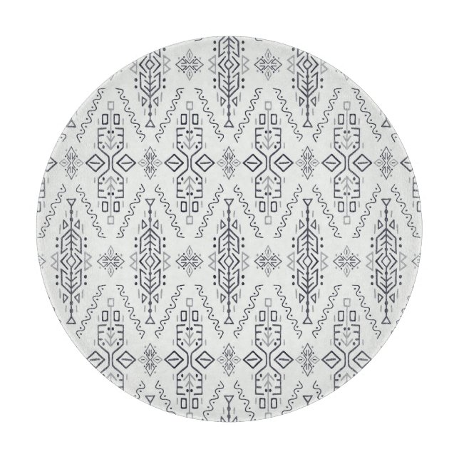 Etniska Boho: Trendig Hand-Drawn Seamless. (Framsidan)