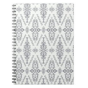 Etniska Boho: Trendig Hand-Drawn Seamless. Anteckningsbok