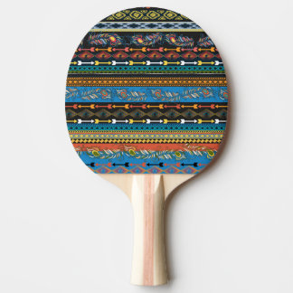 Etniska fjädrar: Embroidery Boho-Chicen Pingisracket