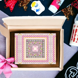 Etniska gräns inslag pappersservett