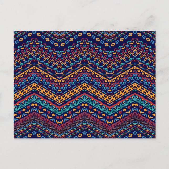 Etniska motifs helg vykort (Framsida)