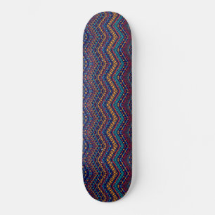 Etniska motifs mini skateboard bräda 18,5 cm