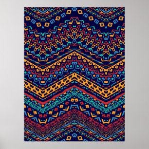 Etniska motifs poster