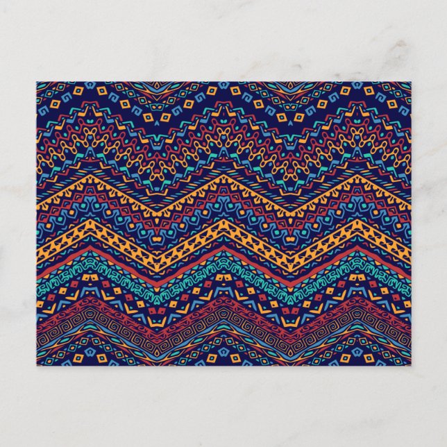 Etniska motifs vykort (Framsida)