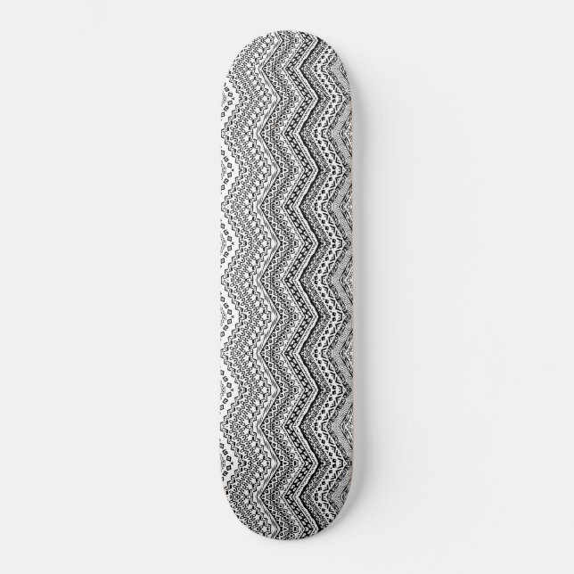 Etniska motiv 2 mini skateboard bräda 18,5 cm (Framsida)