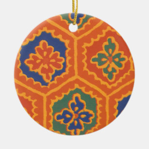 Etniska plattan Mönster Ornament