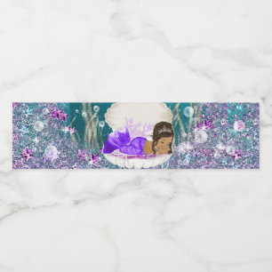 Etniska Sjöjungfruns Vattenflaska Vattenflaskor Etikett