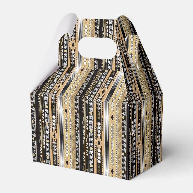 Etniska , stamma, prydnadsväxter presentaskar (Baksidan Sidan)