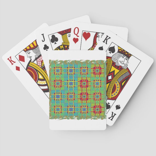 Etniska stammar mönster.jpg casinokort (Baksidan)
