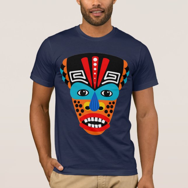 Etniska stammask T-Shirt (Framsida)