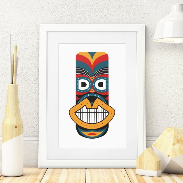 Etniska stammasker canvastryck (Skapare uppladdad)