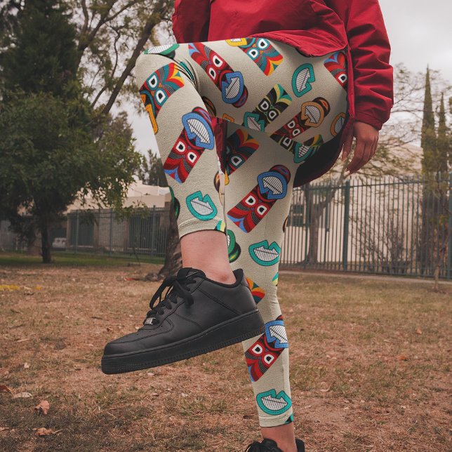 Etniska stammasker leggings (Skapare uppladdad)