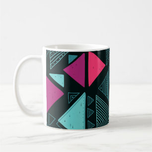 Etniska stammen Boho: Doodle Vintage. Kaffemugg