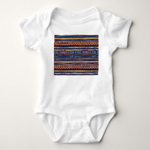 Etniska stammen Watercolor Mörk Mönster T Shirt