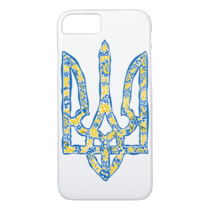 Etniska ukrainska nationella emblemet trident tryz
