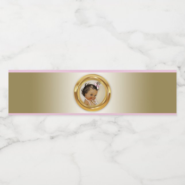 Etniska Vattenflaskan Baby Shower Vattenflaskor Etikett (Singel etikett)