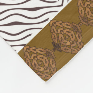 etniskt afrikanskt seamless mönster fleecefilt