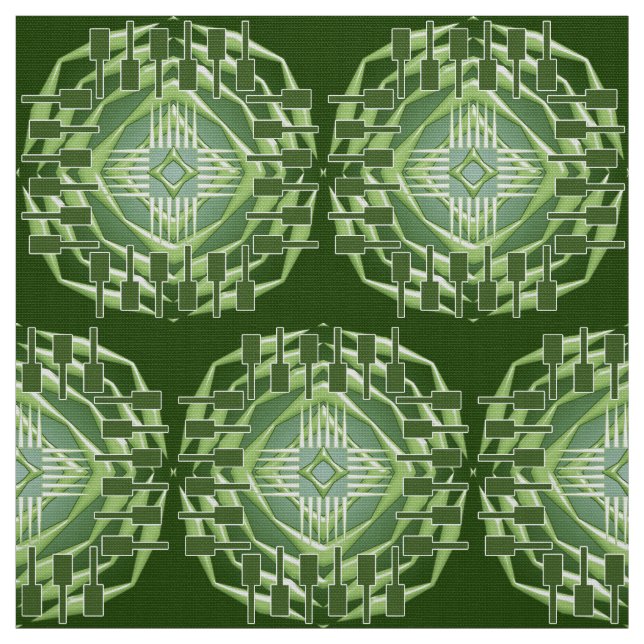 etniskt afrikanskt seamless mönster tyg (Provkarta)