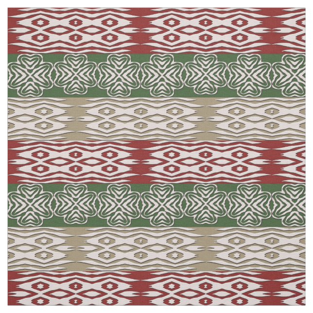 etniskt afrikanskt stam- randmönster tyg (Provkarta)