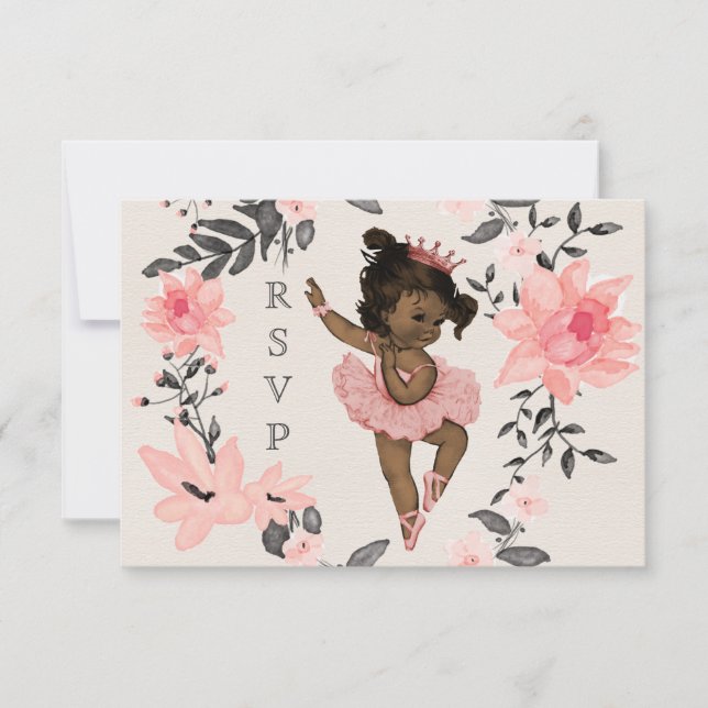 Etniskt Baby Ballerina Watercolor Wandeans OSA (Framsida)