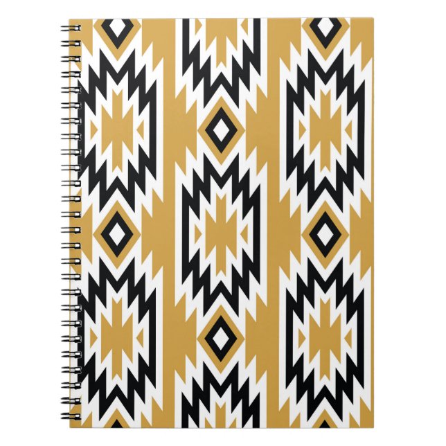 Etniskt boho: vintagens geometriska mönster. anteckningsbok (Framsidan)