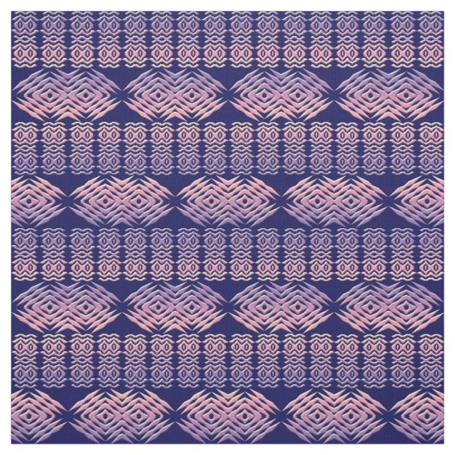 Etniskt geometriskt afrikanrandmönster tyg (Provkarta)