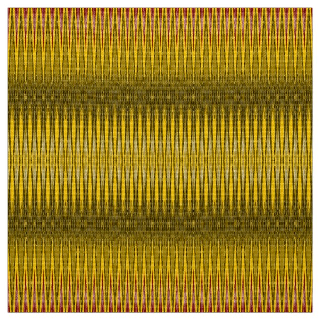 Etniskt geometriskt Guld Tyg (Provkarta)