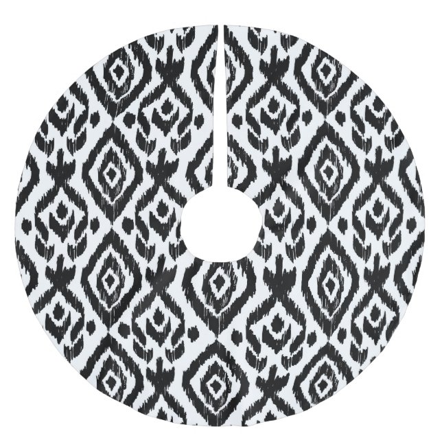 Etniskt, handritat, omslagspapper mönster. julgransmatta borstad polyester (Framsidan)