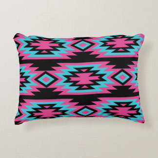 Etniskt Indian: Aztec Motifs. Prydnadskudde