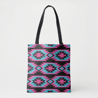 Etniskt Indian: Aztec Motifs. Tygkasse