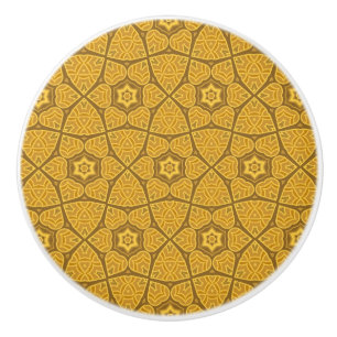 Etniskt modernt geometriskt mönster 3 knopp