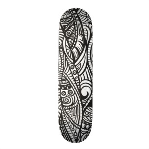 Etniskt mönster 3 skateboard bräda 19,5 cm