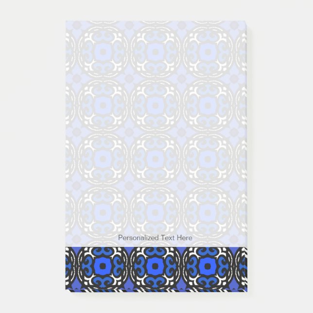 Etniskt Mönster med turkiska motiv Post-it Block (Framsida)