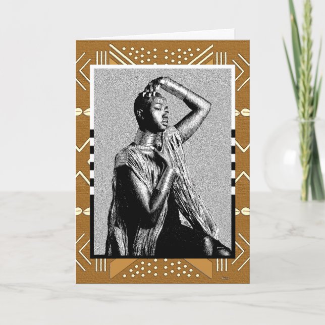 Etniskt mors dag helgkort (Framsida)