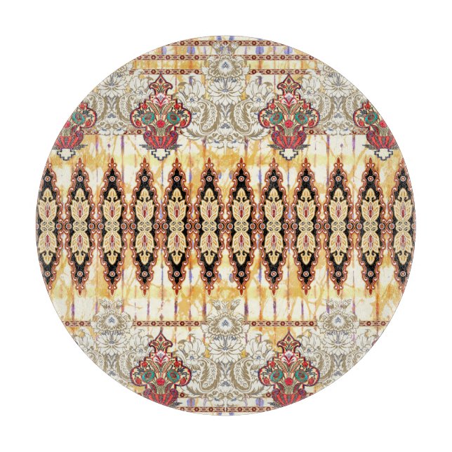 Etniskt mughal: blommigt digital mönster (Framsidan)