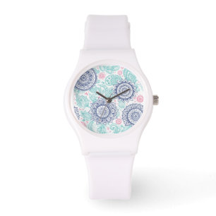 Etniskt Paisley mönster Armbandsur