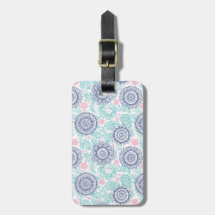 Etniskt Paisley mönster Bagagebricka