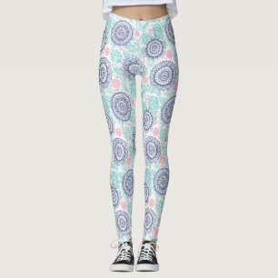 Etniskt Paisley mönster Leggings