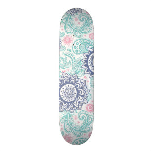 Etniskt Paisley mönster Skateboard Bräda 20 Cm