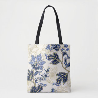 Etniskt sömlöst mönster med indisk ornament. Vint Tygkasse