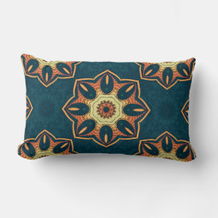 Etniskt sömlöst mönster med mandala. illustration lumbarkudde