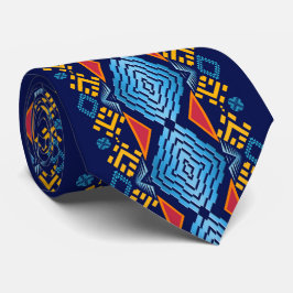 Etniskt sydvästra geometriskt mönster Neck Tie Slips