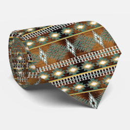 Etniskt sydvästra geometriskt mönster Neck Tie Slips