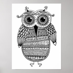 Etniskt ugglabläck som drar 2 poster